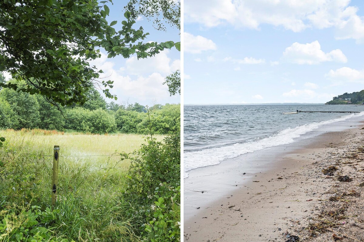 Det skønneste sommerhus lige ved strand & skov