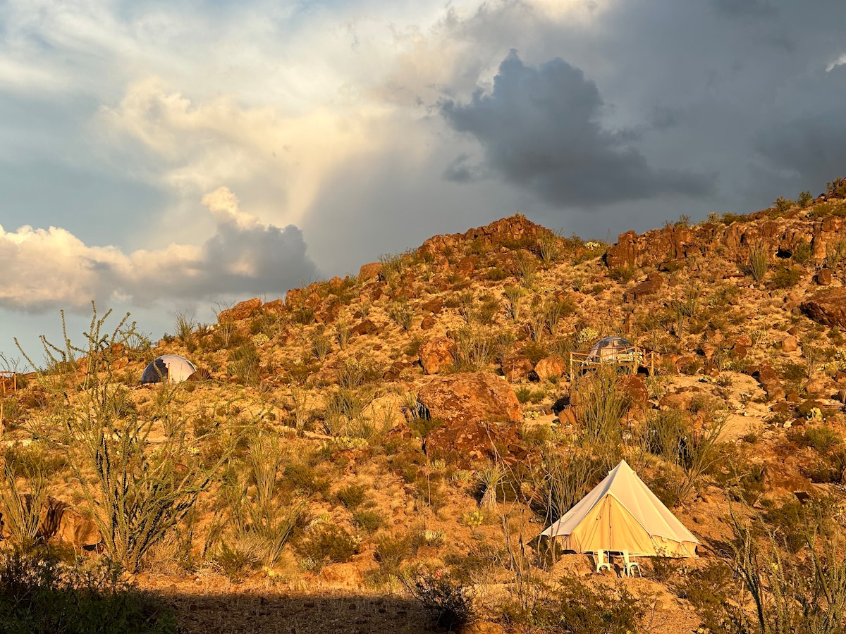 Falcon Tent @ Space Cowboys, 10 min to Big Bend