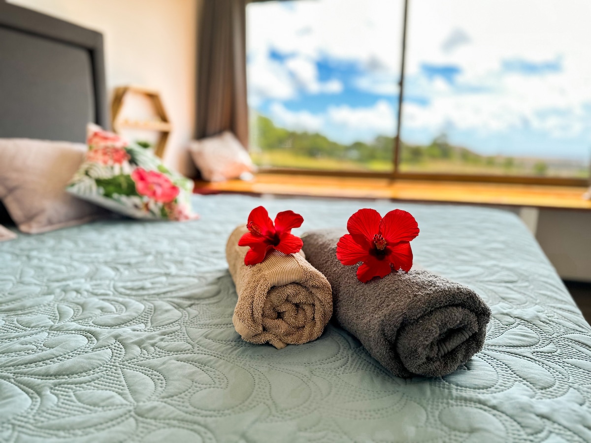 Lodge con vista al mar exclusiva en isla de pascua