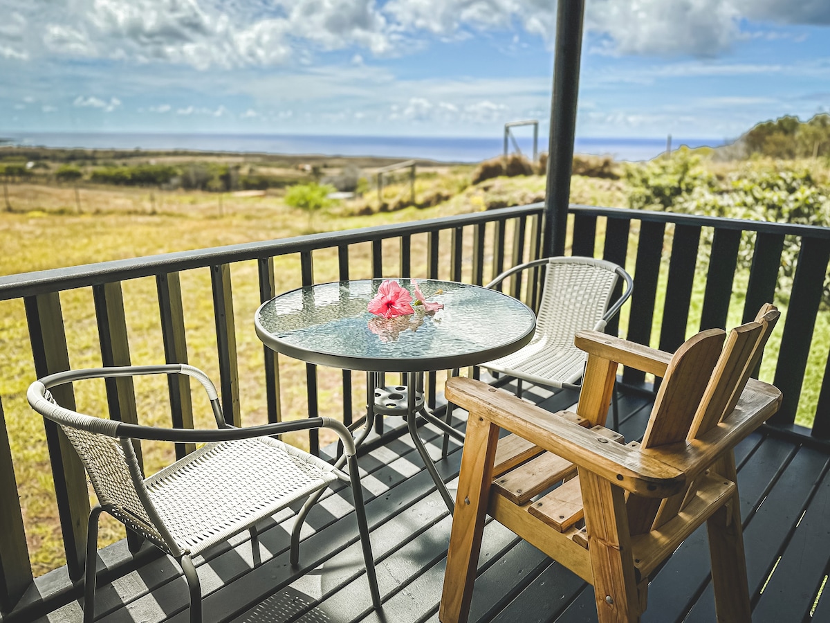 Lodge con vista al mar exclusiva en isla de pascua