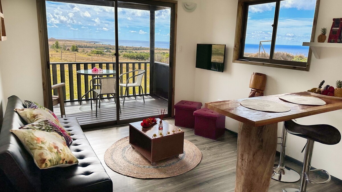 Lodge con vista al mar exclusiva en isla de pascua