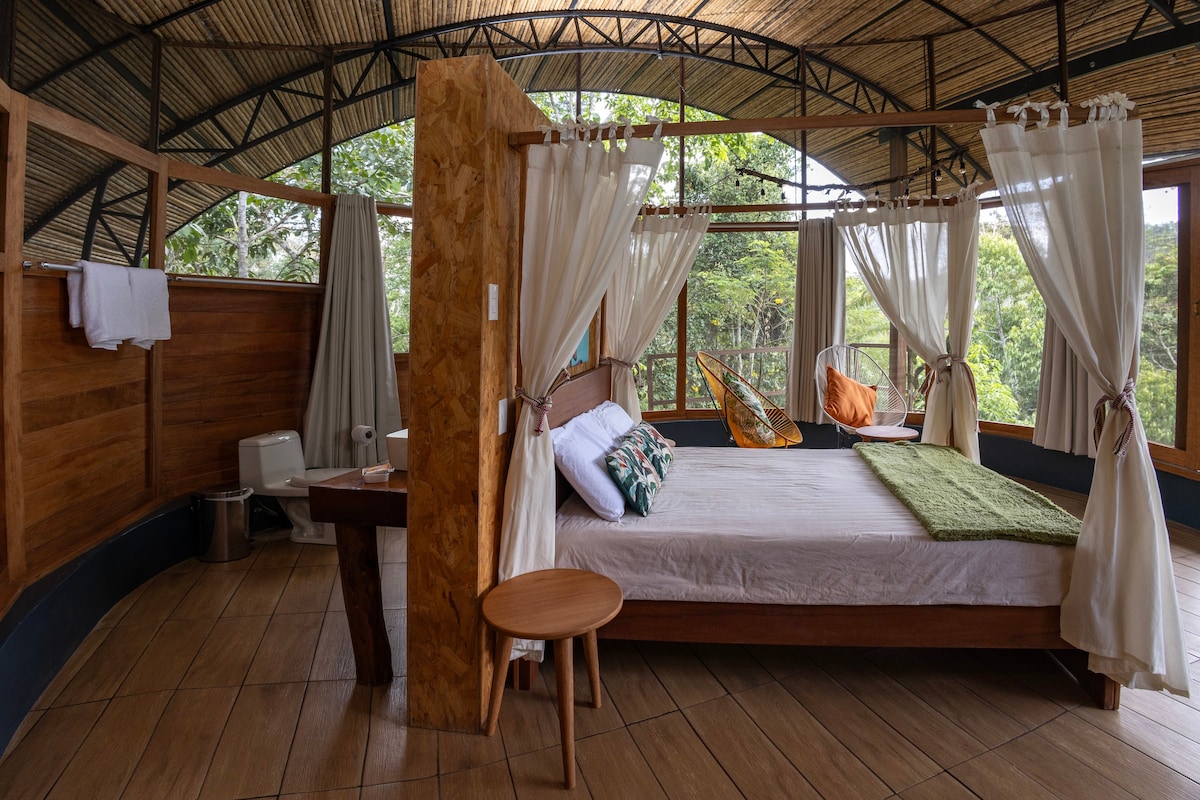 Glamping Sirio, selva y piscina a 7 min del centro