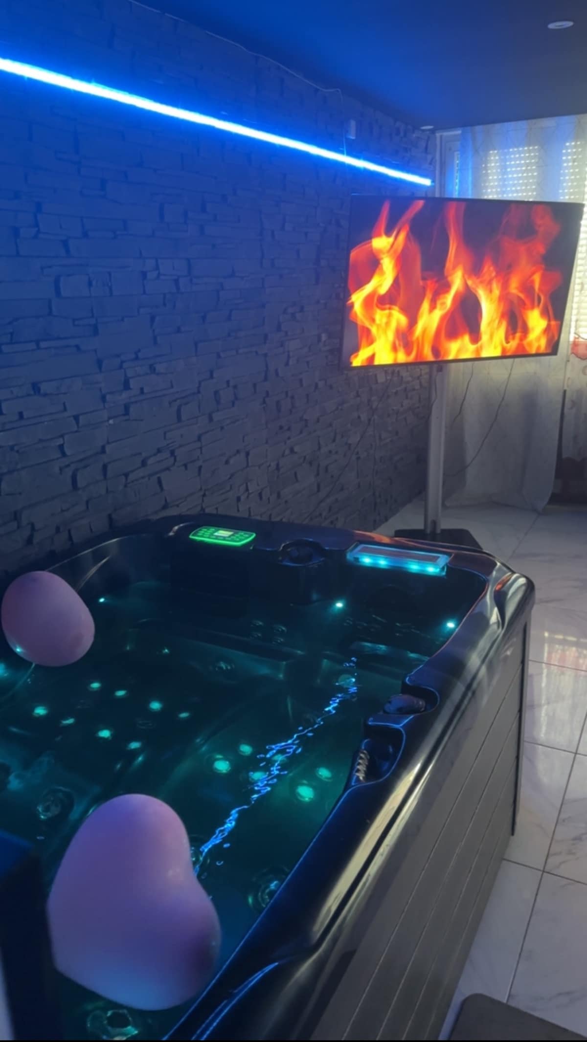 Appartement jacuzzi sauna