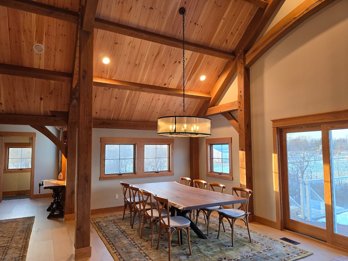 Luxury Timber Frame Barn Suite - Lauren Rose Farm