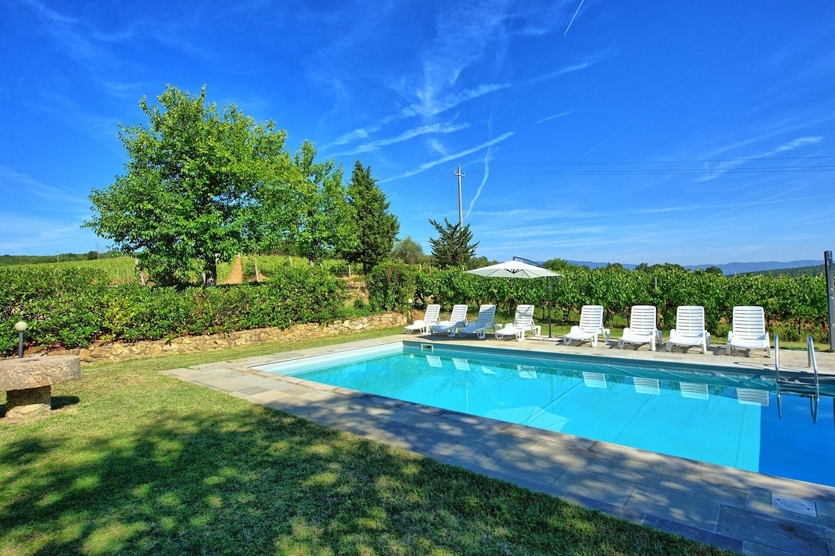 Villa Scerfia - With pool near Pergine Valdarno