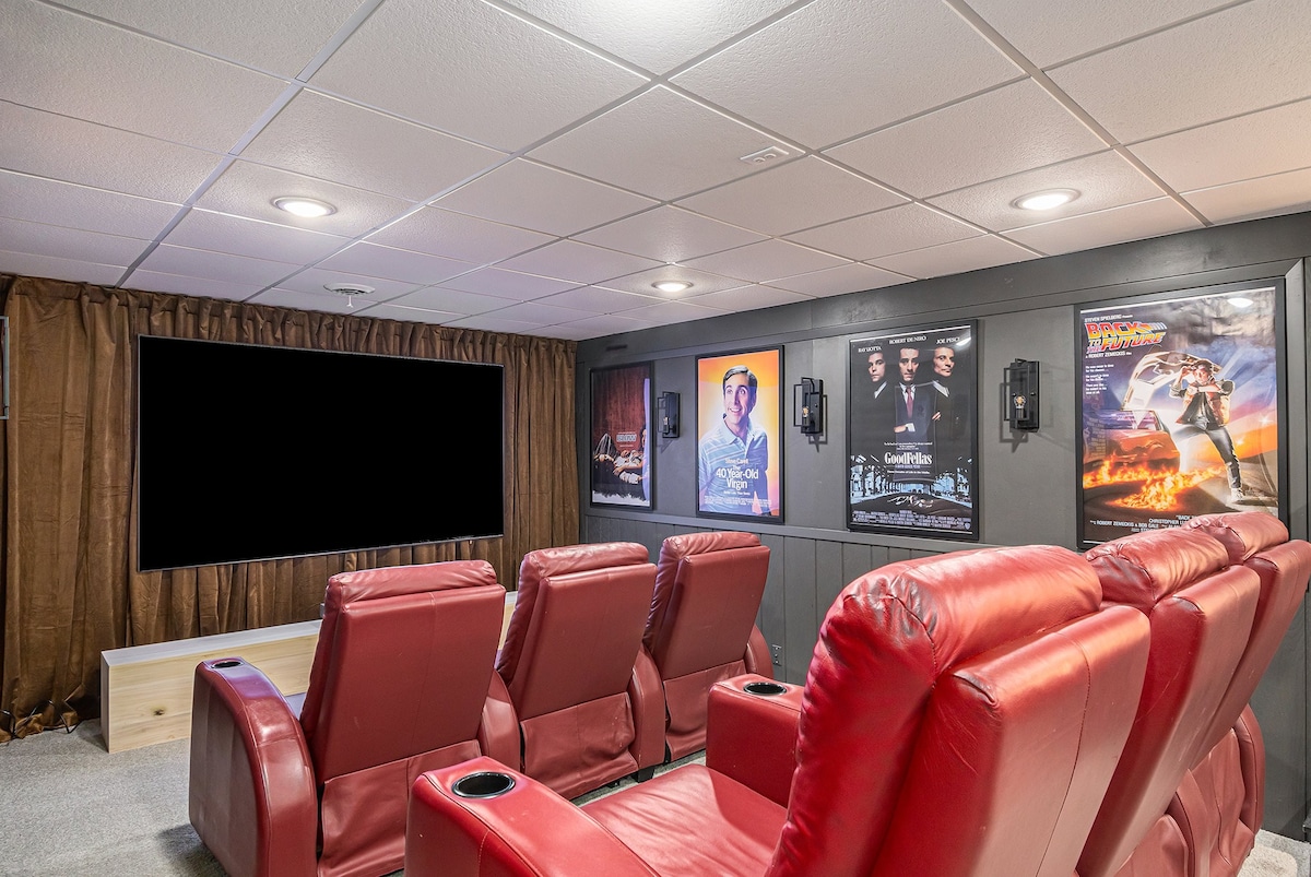 Stay in Style Designer Home w/ Pool & Home Theater