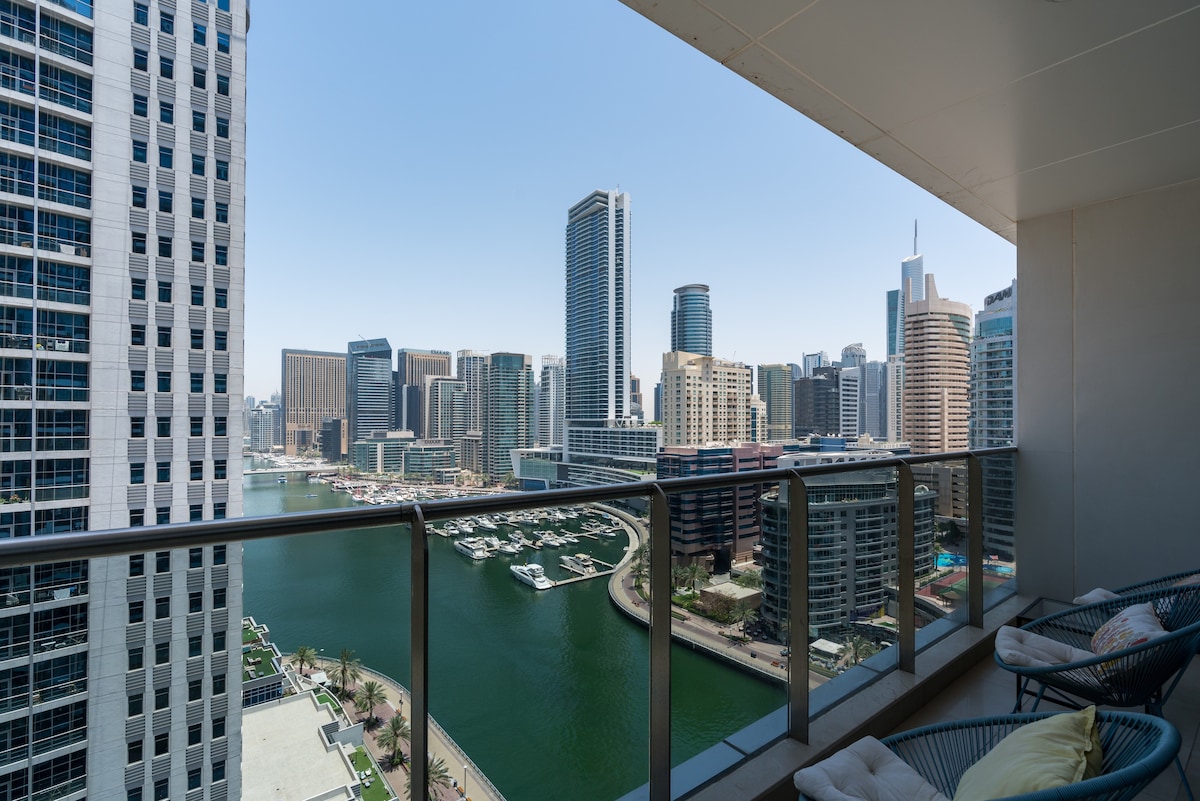 Stunning 1B with balcony in Dubai Marina
