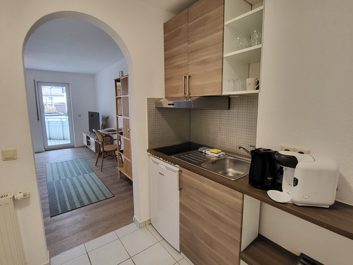 Studio-Priv.Parkplatz-Balkon-Wlan-Netflix-SmartTV