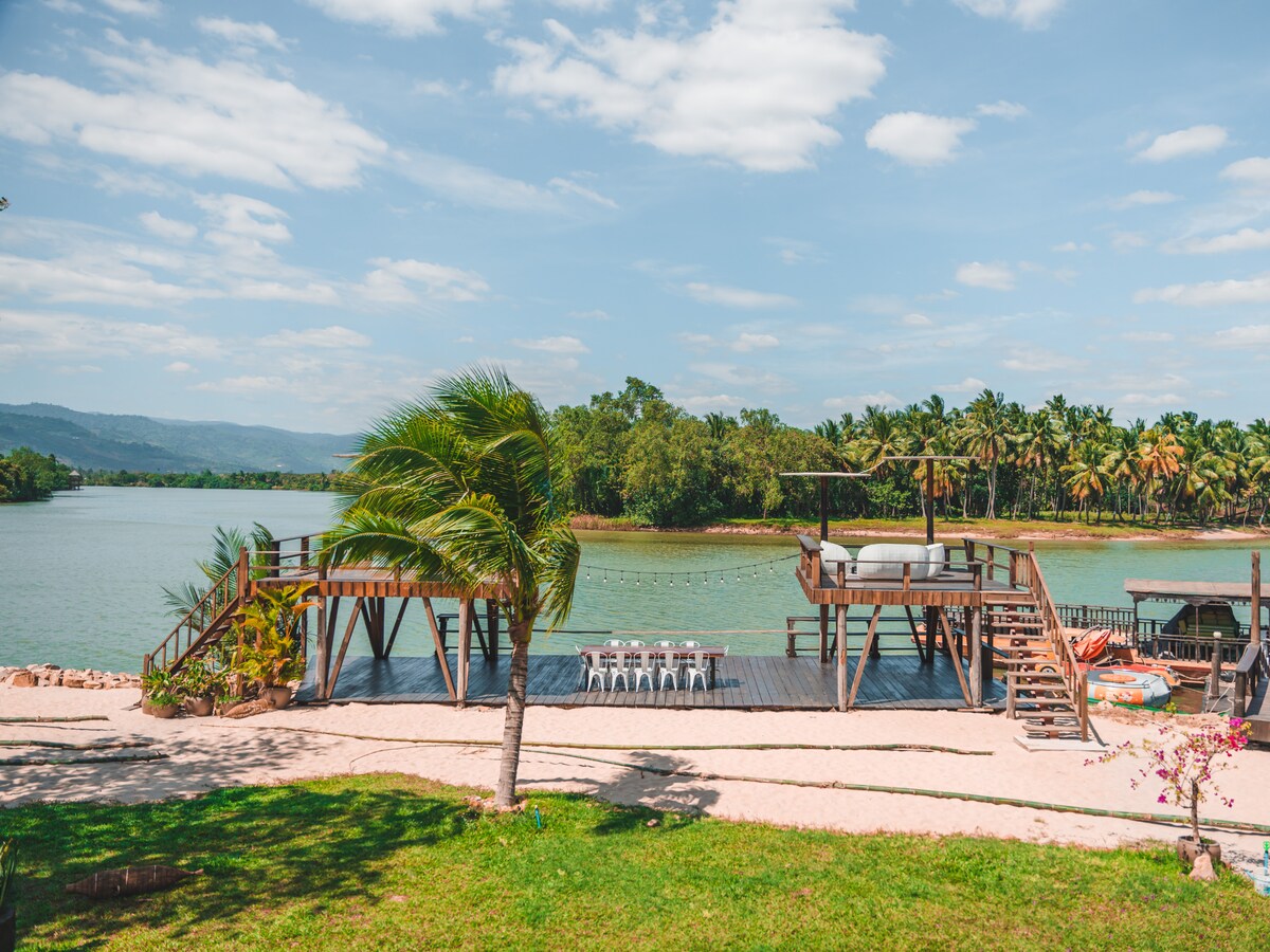 Modern Khmer Villa on Kampot River (3 bedroom)