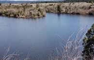 Lakefront Log Cabin Secluded Fishing   Paradise