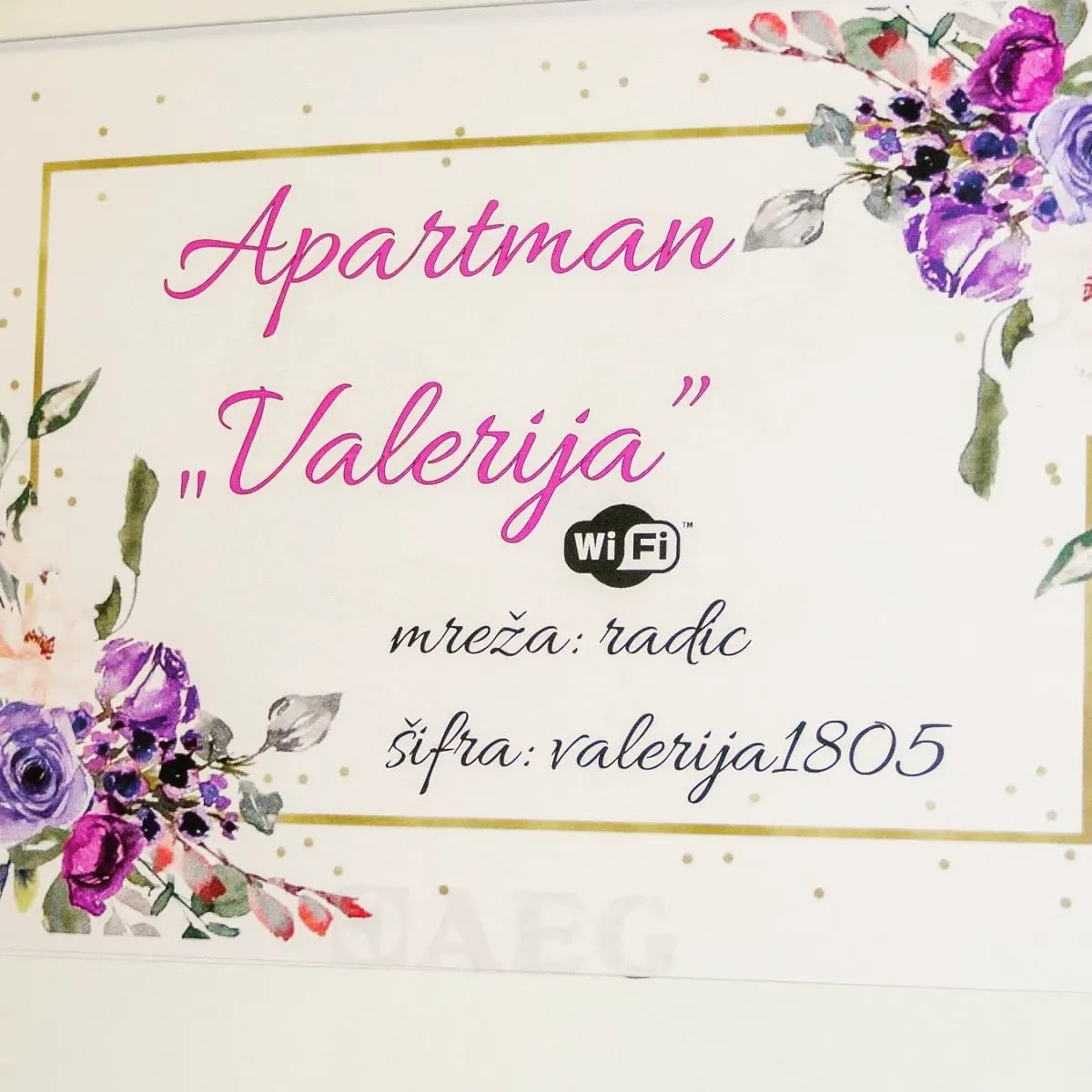 Apartman Valerija