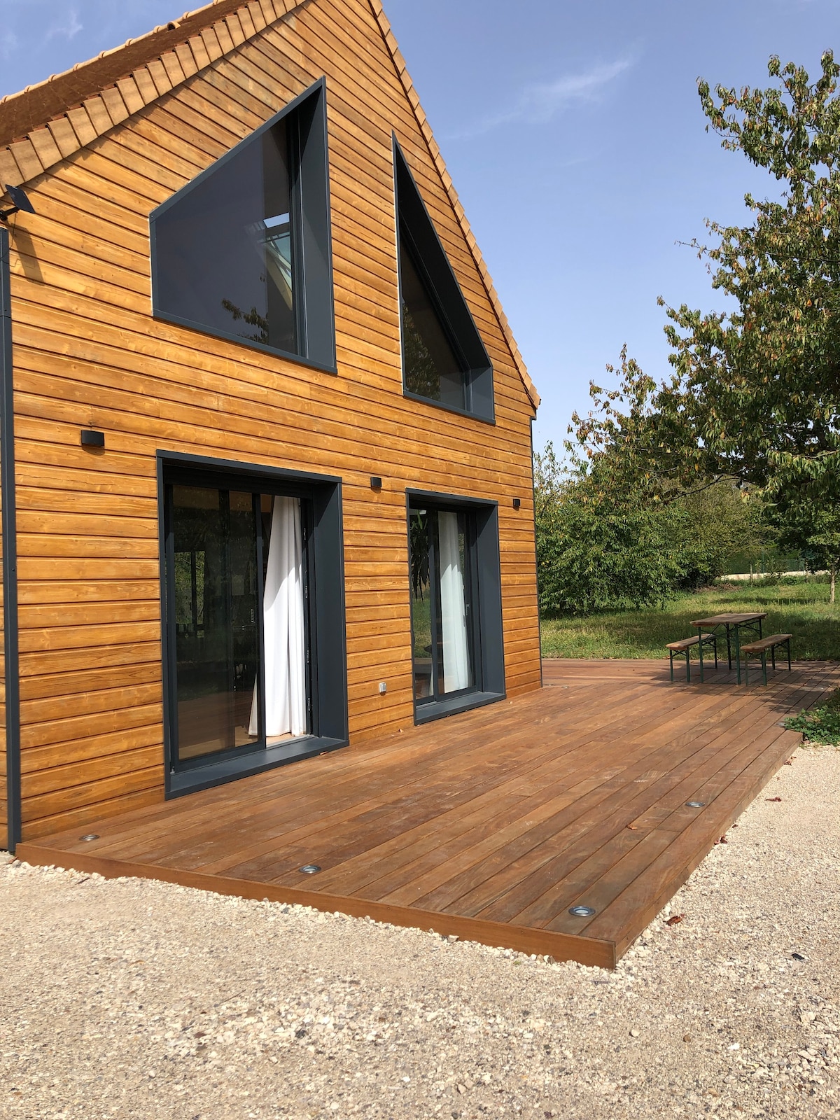 Maison en bois à 50 min de Paris