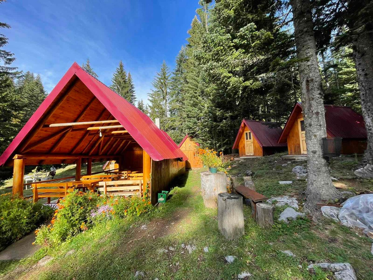 Camp Zabojsko lake - Cottage 2 (double bed)