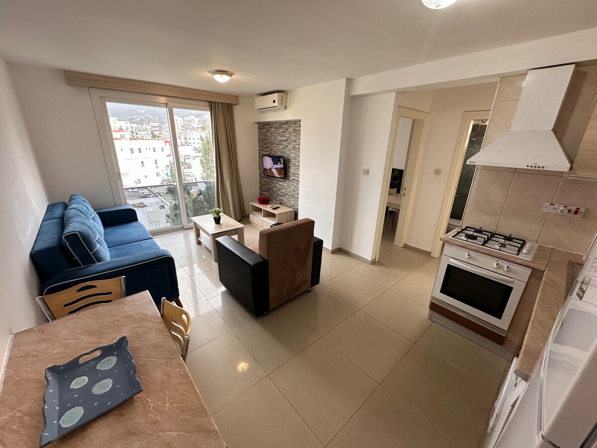 Girne merkezinde 2+1 Şehir manzaralı Daire No-9