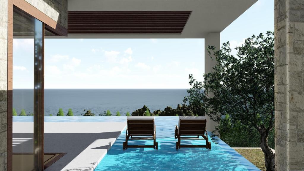 Brand New Beachfront 4 bedroom villa