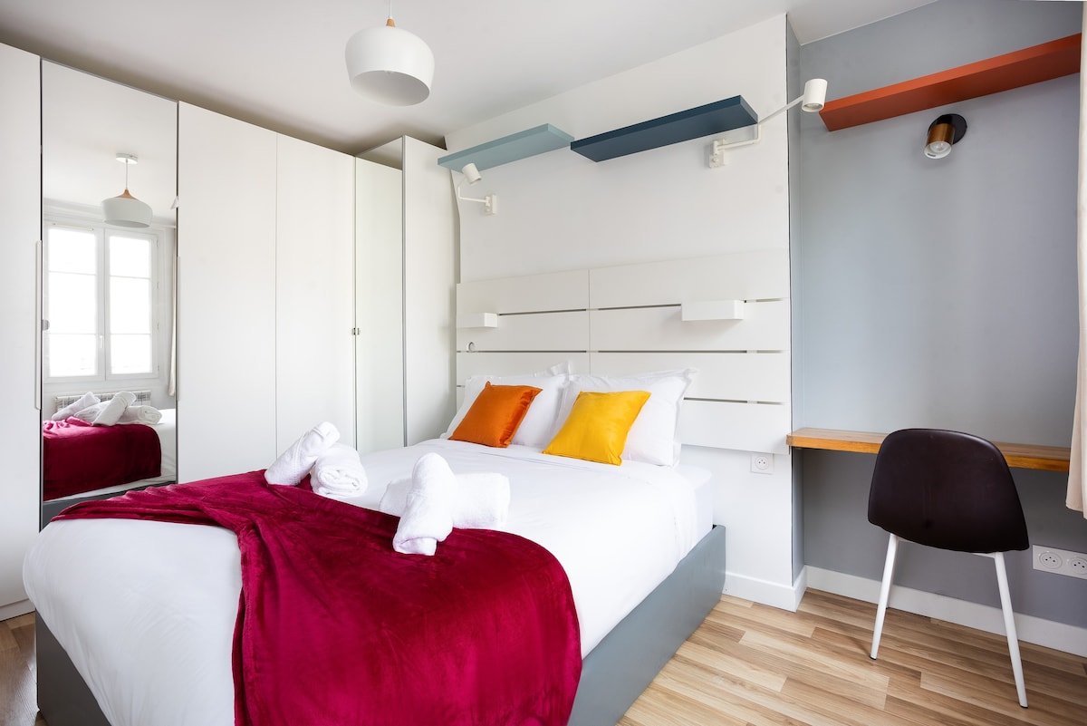 Cozy 1-bedroom with all amenties in Montmartre
