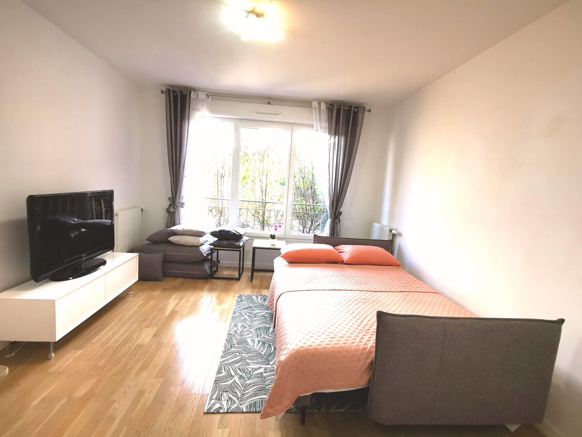 Entire appartment, 2 rooms, private parking
