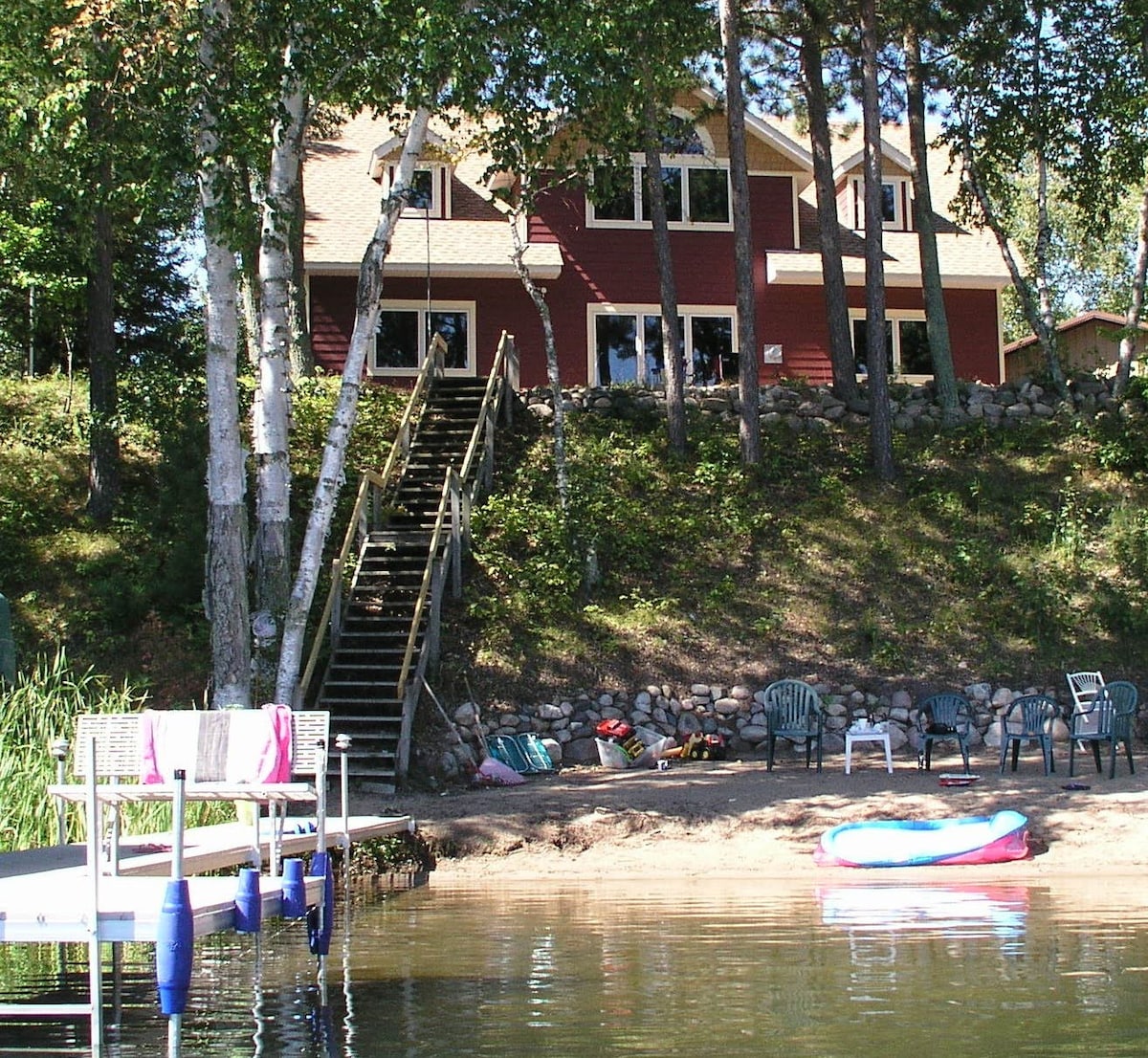 位于克罗斯莱克（ Crosslake ）的原始奥布莱恩湖（ O 'Brien Lake ）房源，可住10人
