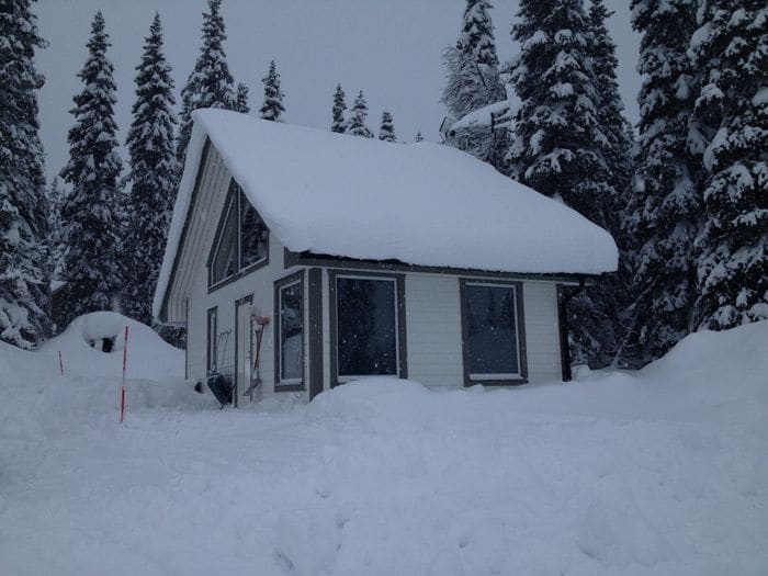 Borgafjäll ski-in vedeldad Bastu