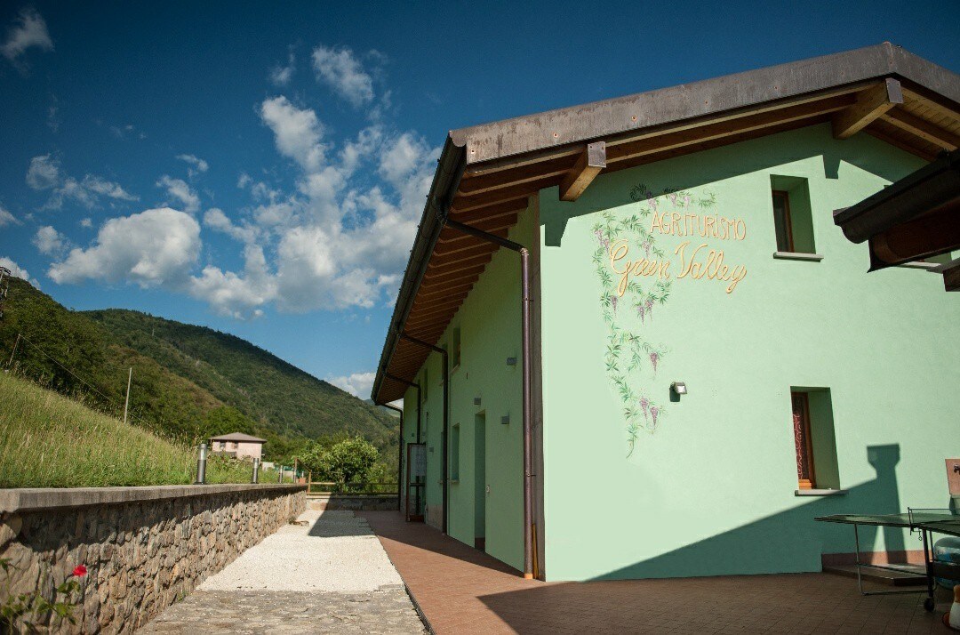 Camera doppia con vista montagna