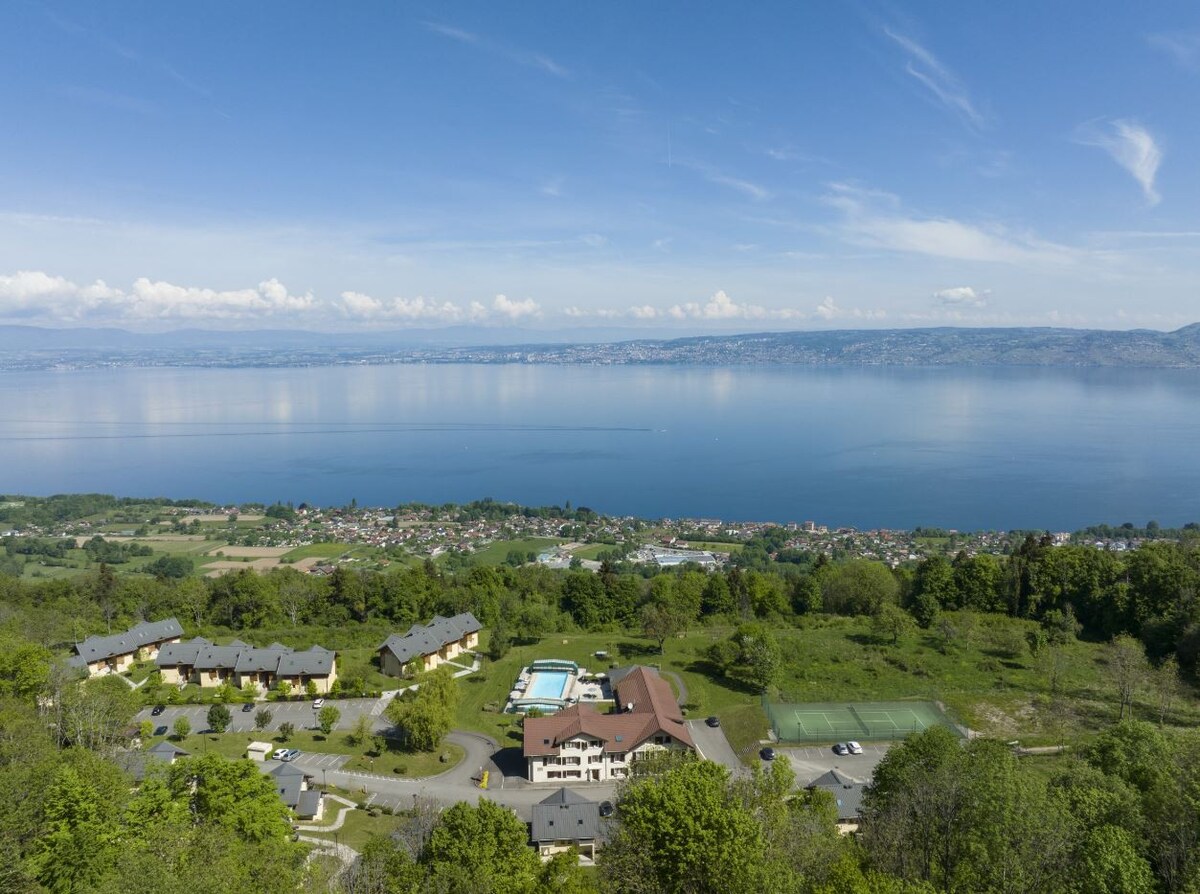 Appartement-Chalet avec Terrasse Vue Lac