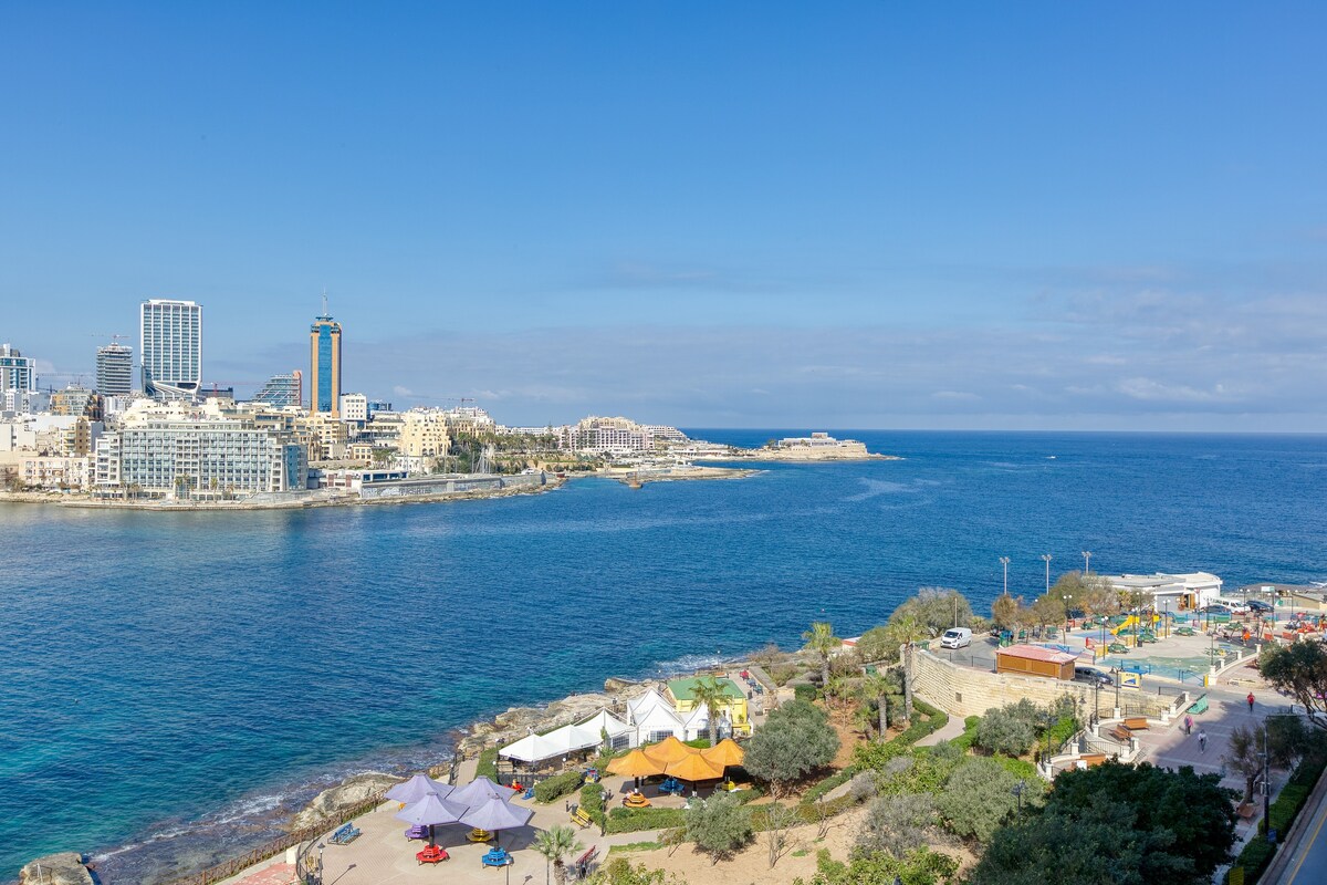 斯利马（ Sliema ）美妙宽敞的海景公寓