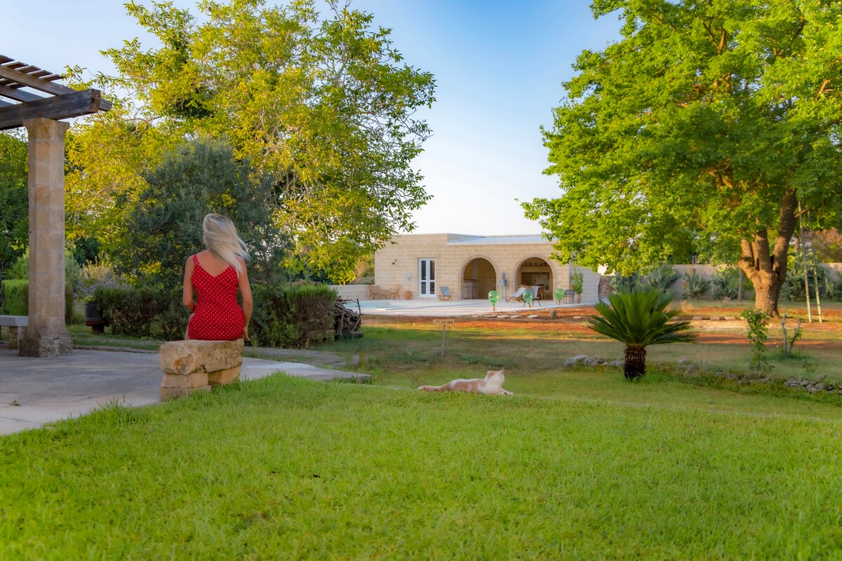 Villa La Santa - Specchia - Casale con Piscina