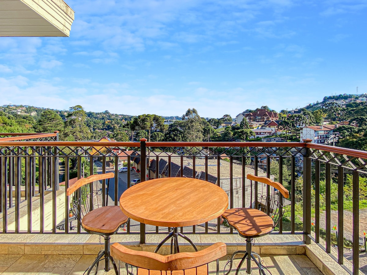 Morro do Elefante| Fireplace | Balcony | 2 Bdrms