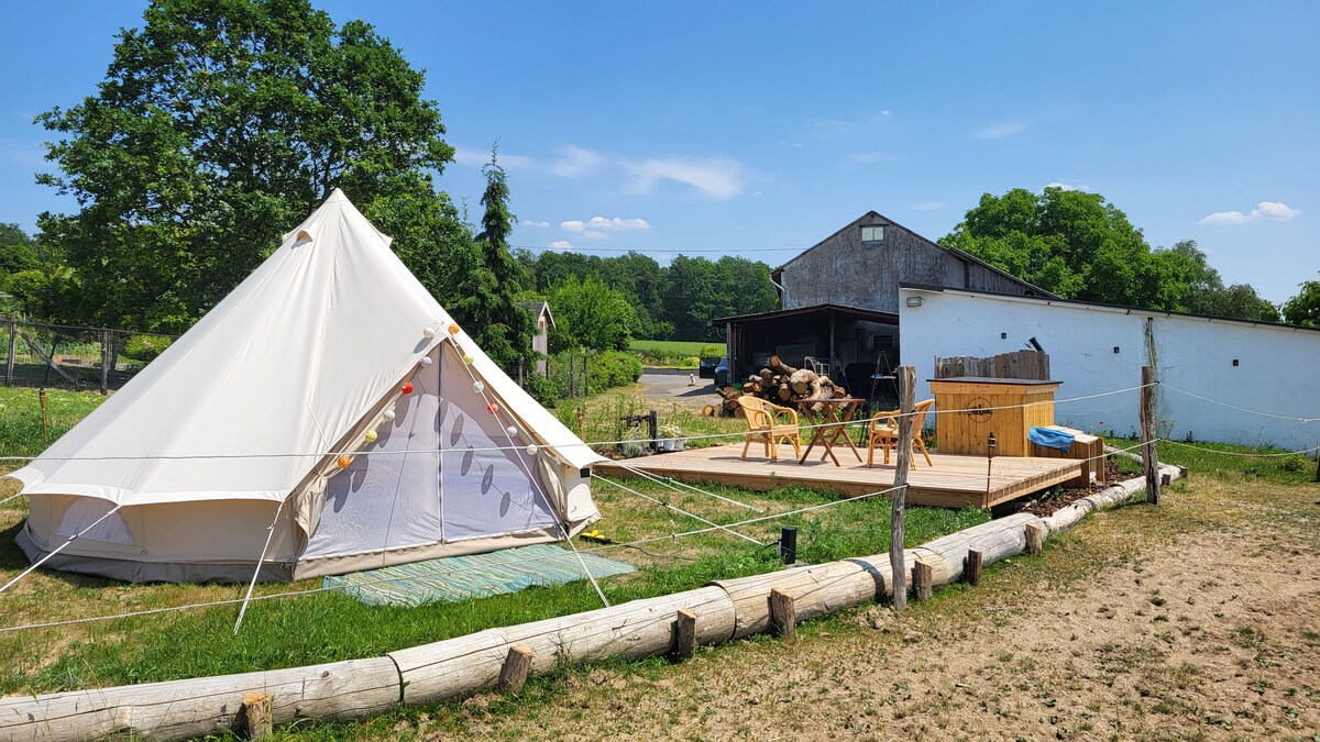 Glamping auf der Höhe