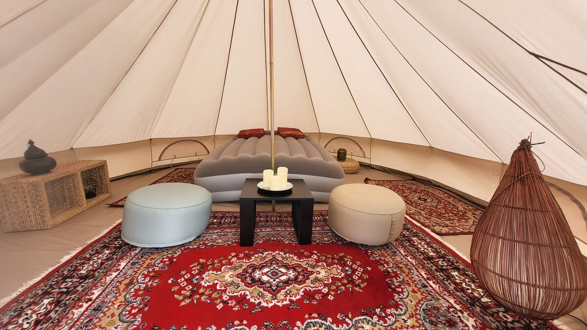 Glamping auf der Höhe