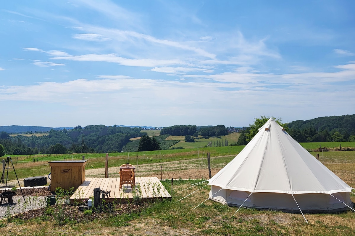 Glamping auf der Höhe