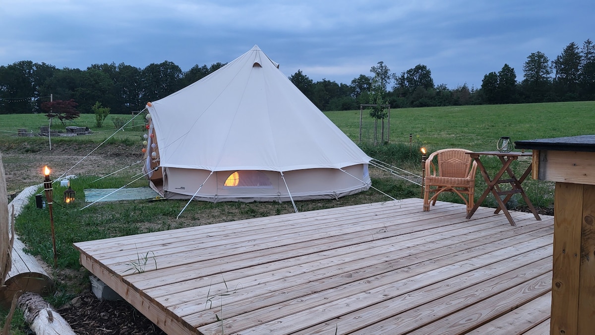 Glamping auf der Höhe