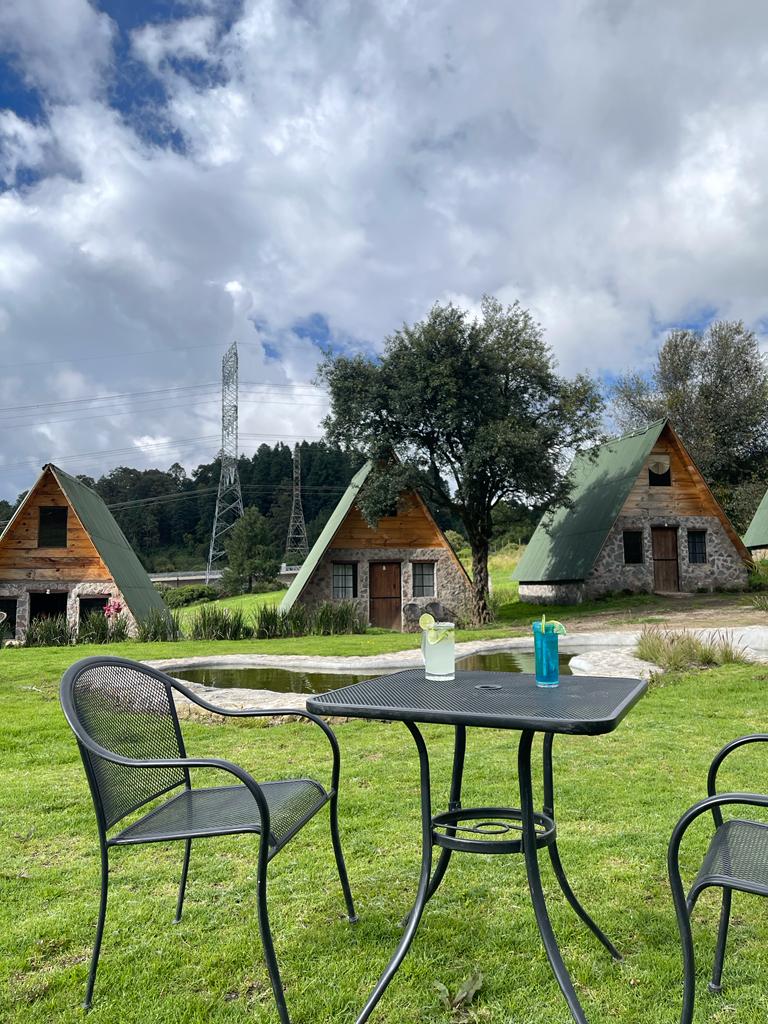 Cabaña con dos habitaciones.