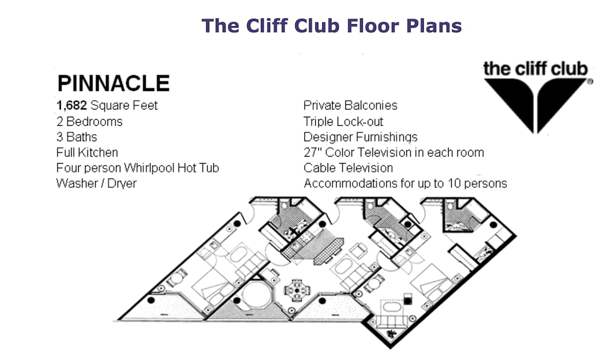 Snowbird Cliff Club - 2 Bedroom Pinnacle Condo