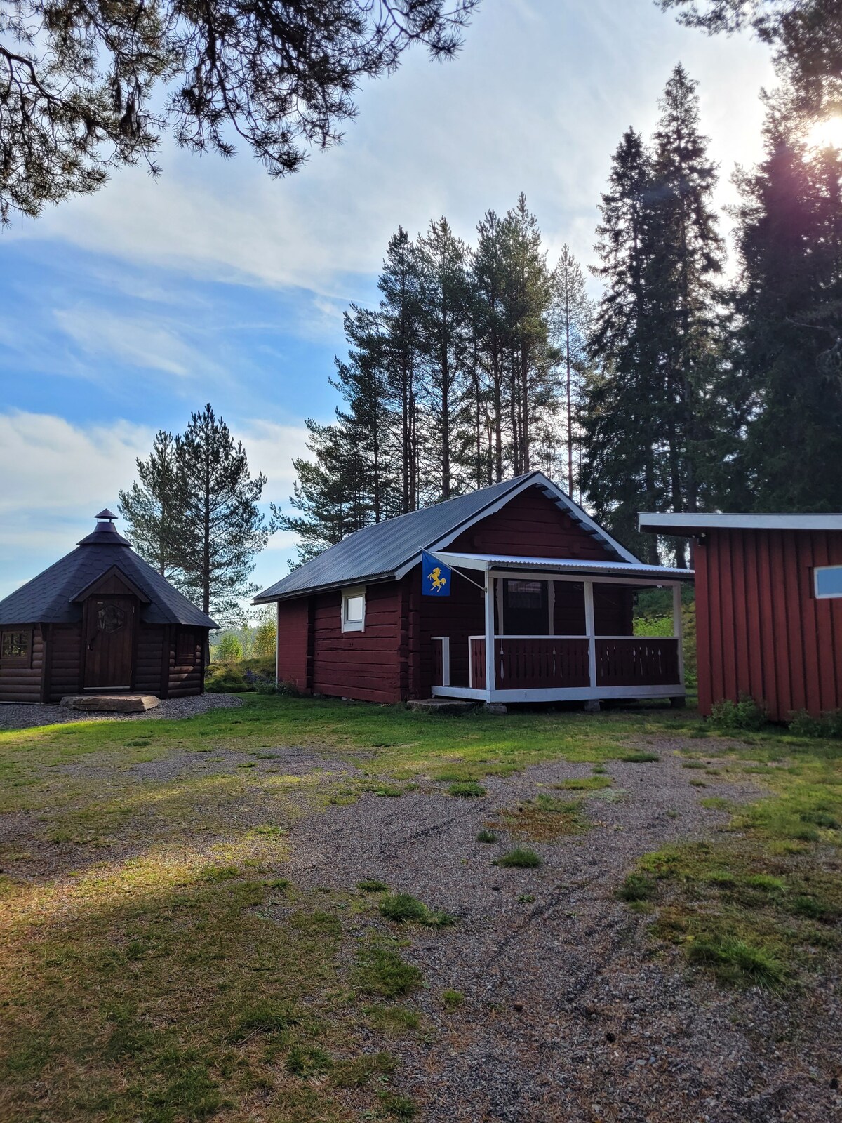 Stuga ej el och rinnande vatten