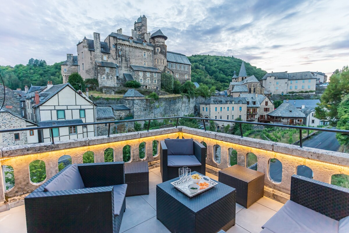 L'Estagnole pour 2 personnes, jacuzzi, hammam