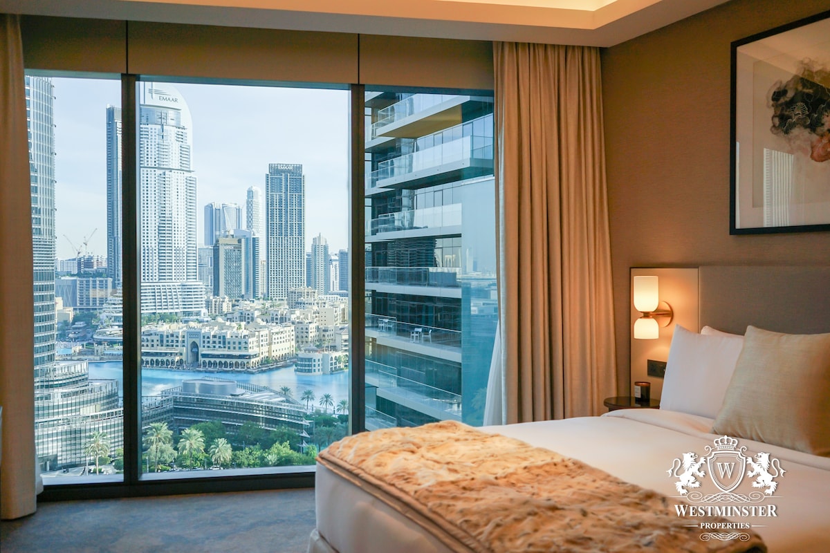 Full Burj Khalifa and Fountain View Three Bedroom