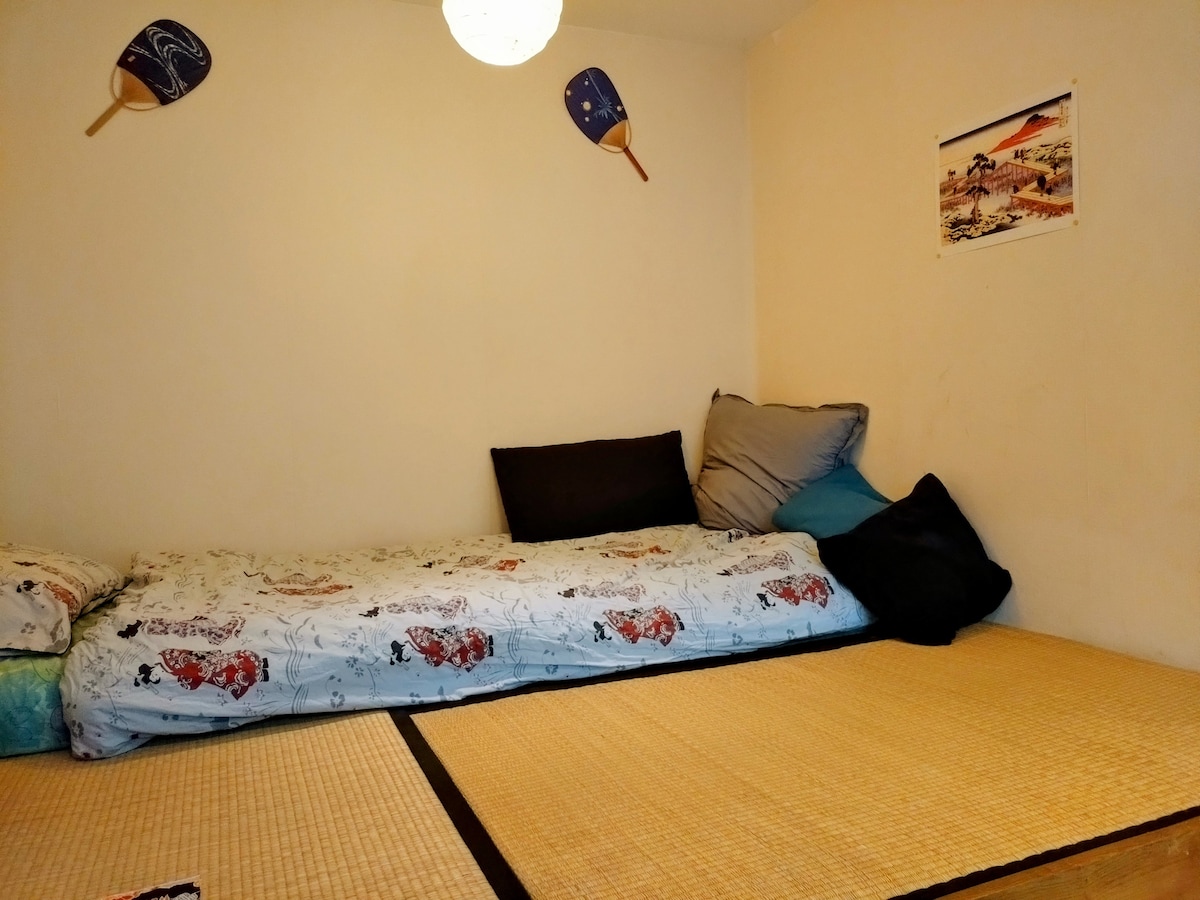 japanese style independent room with garden