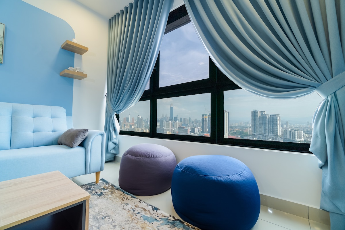 Oceanic Home 4BR8PAX @ KLCCView | Velocity | TRX | Cheras