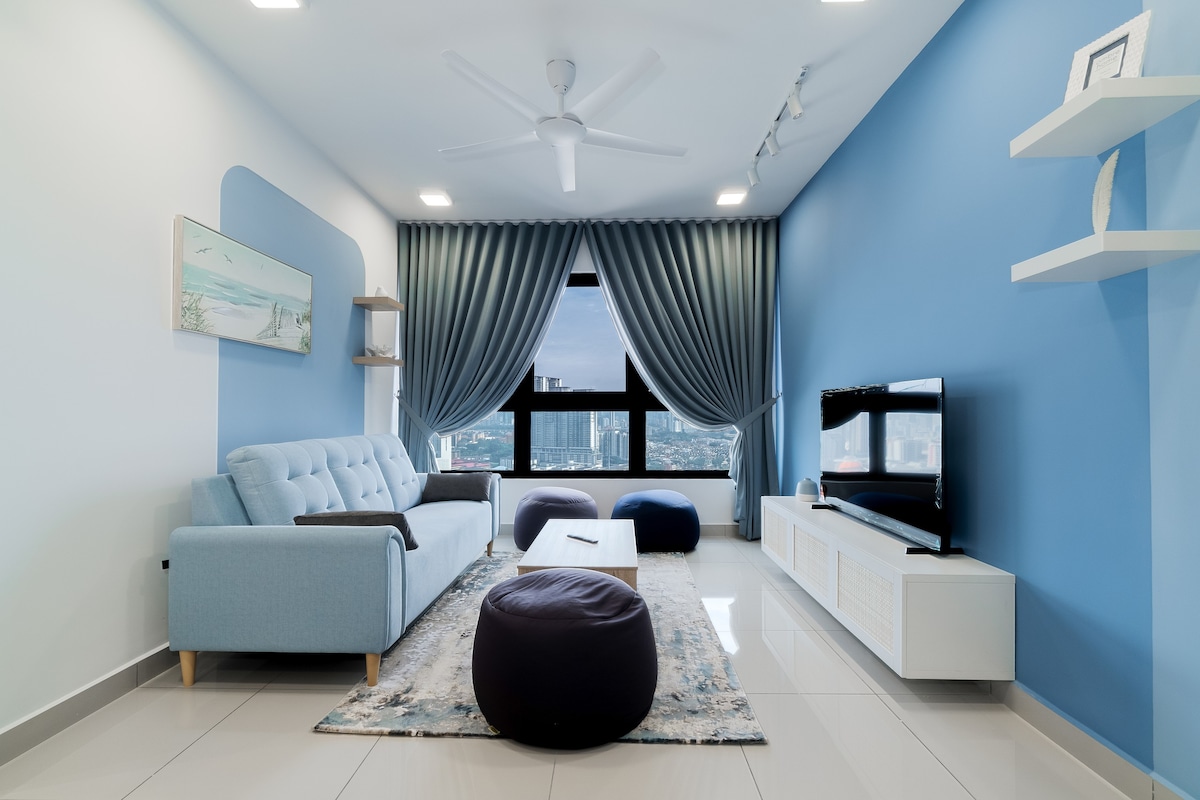 Oceanic Home 4BR8PAX @ KLCCView | Velocity | TRX | Cheras