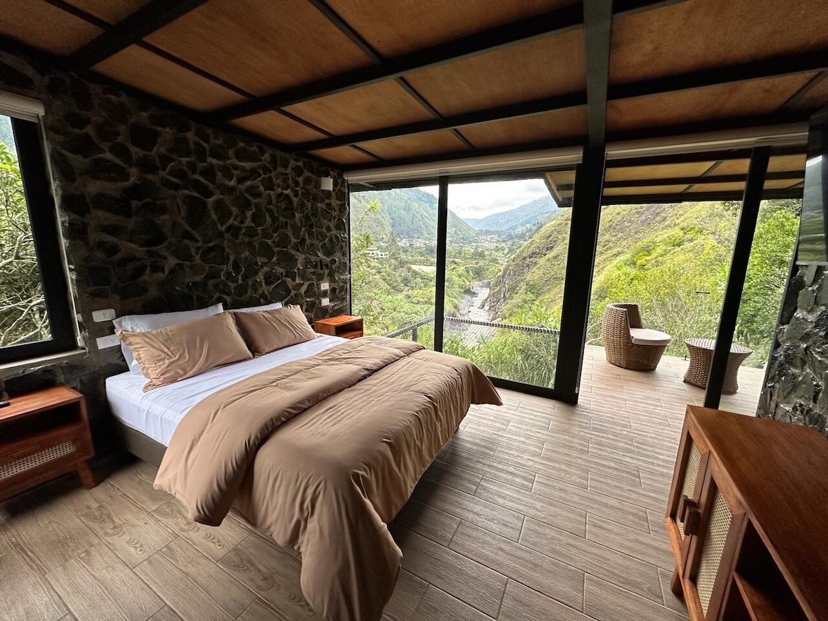 Baños Glamping Leonorè - Cabaña Orquídea