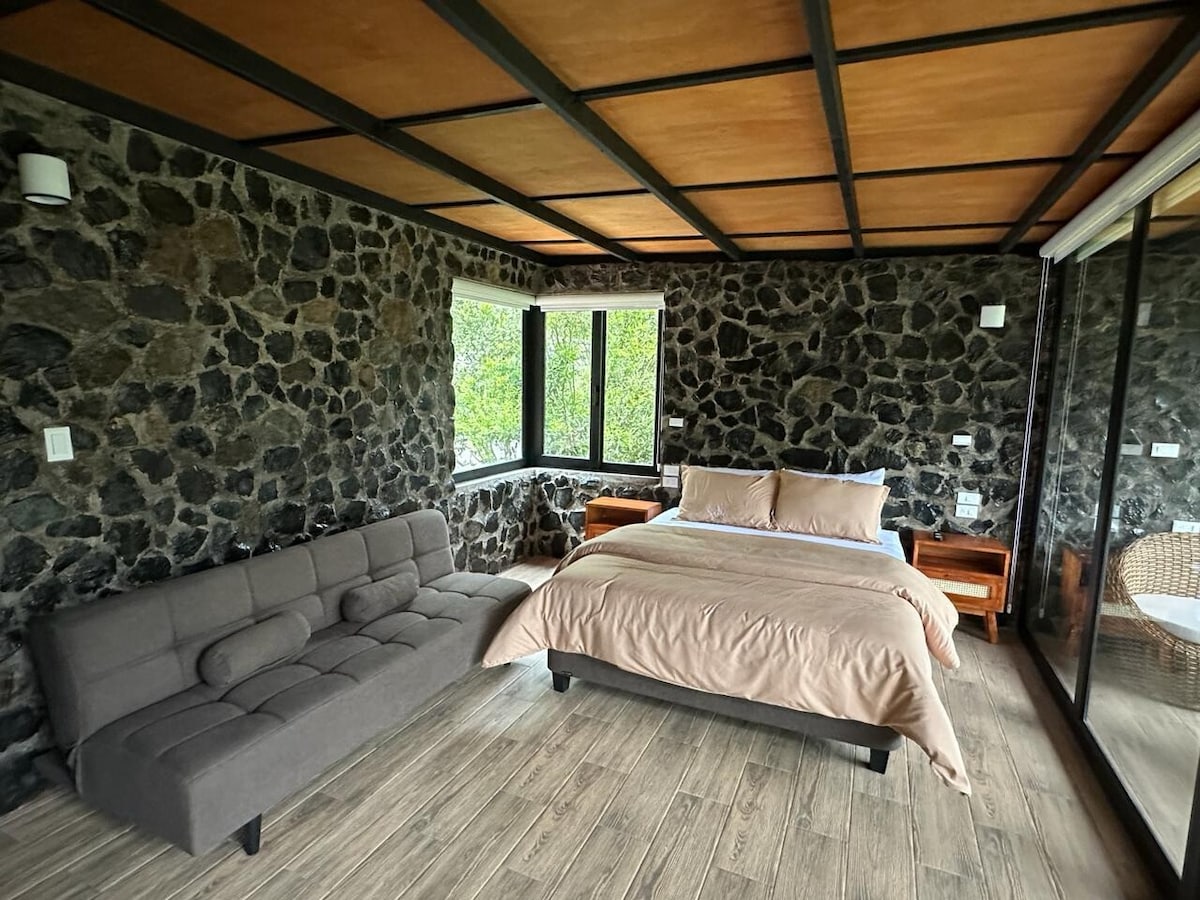 Baños Glamping Leonorè - Cabaña Mandarina