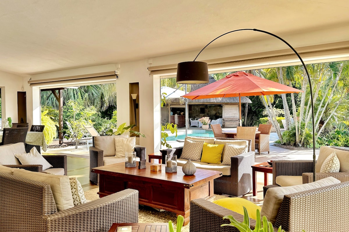 Villa Petit Tamarin - Piscine Bar Jardin Tropical