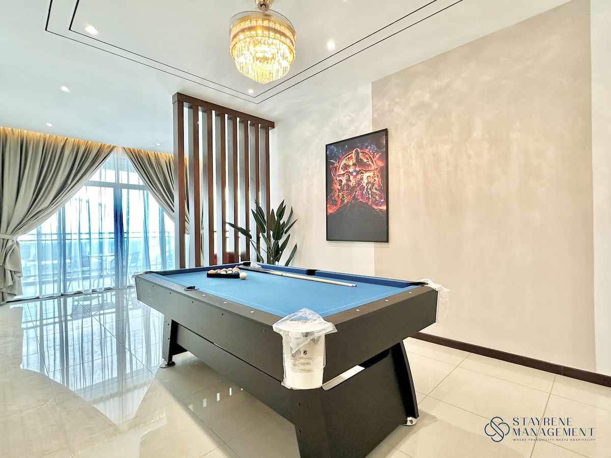 Molek Regency•Penthouse•5BR 14Pax•Bathtub•Snooker