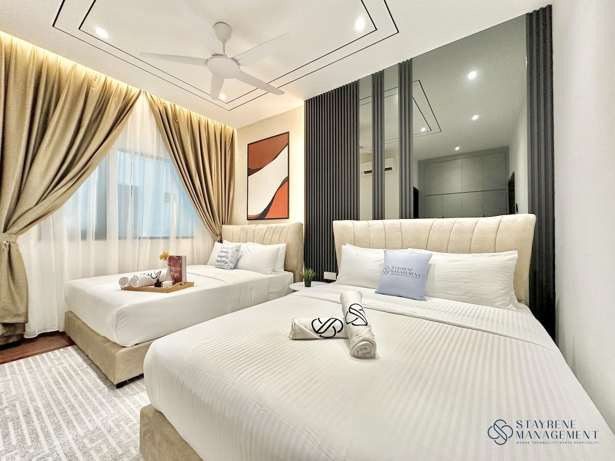 Molek Regency•Penthouse•5BR 14Pax•Bathtub•Snooker