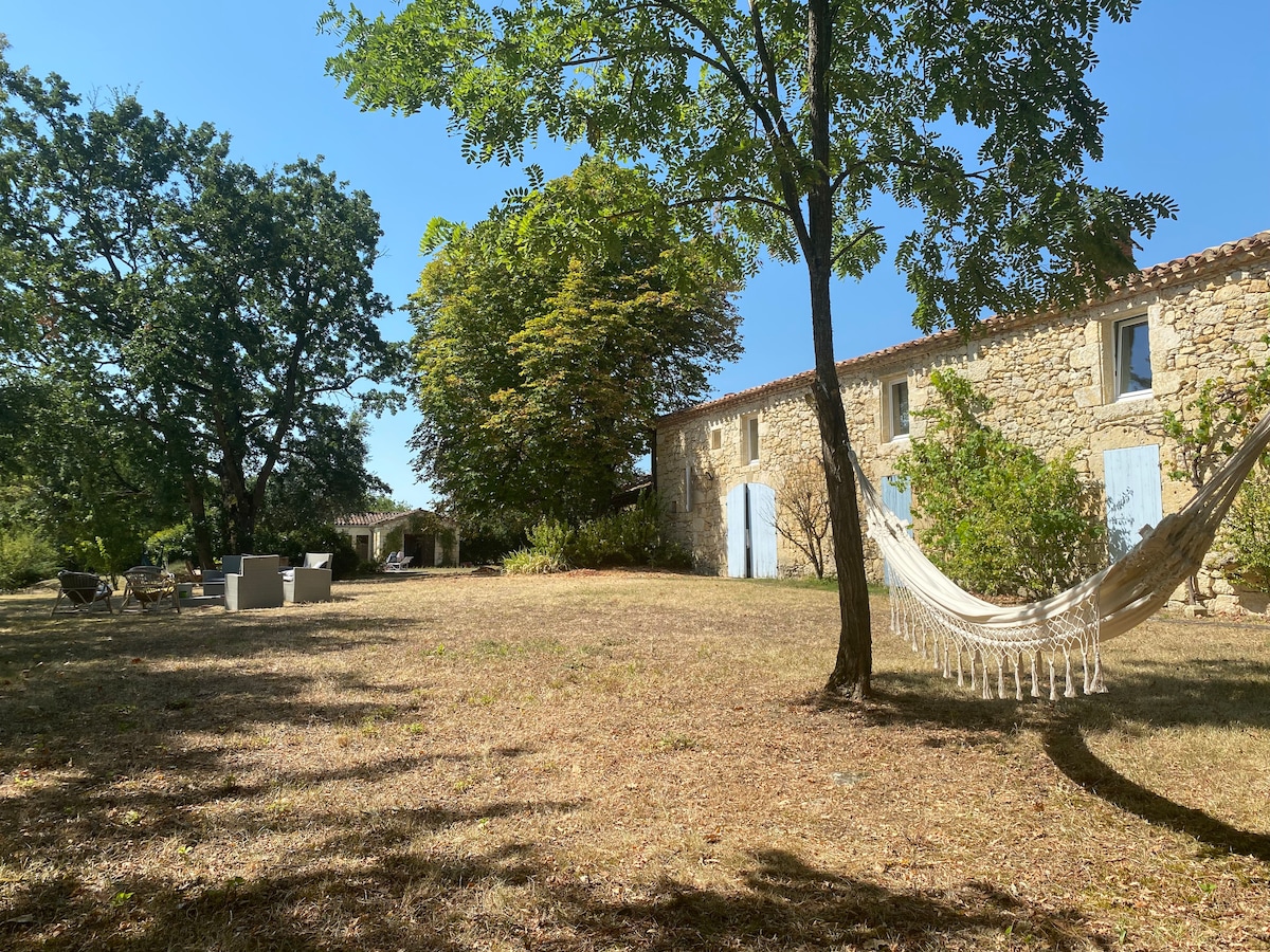 Maison gasconne de charme avec piscine