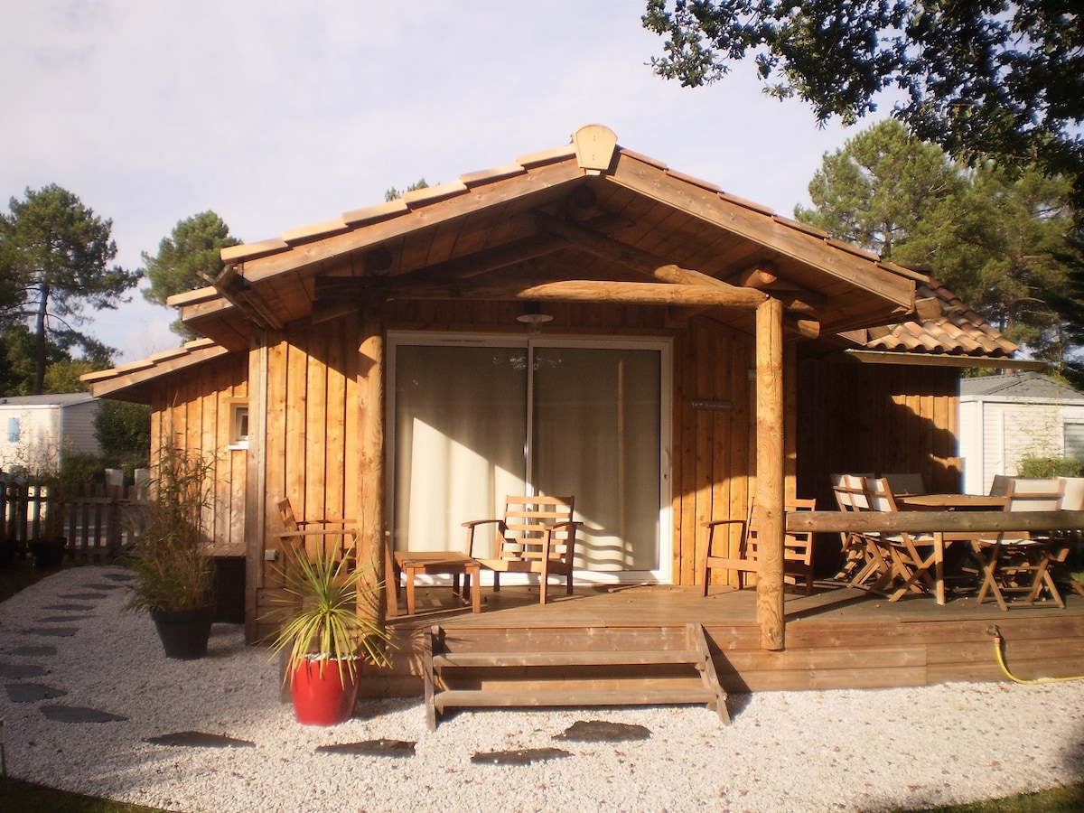 Joli chalet moderne, lumineux, bassin d'Arcachon