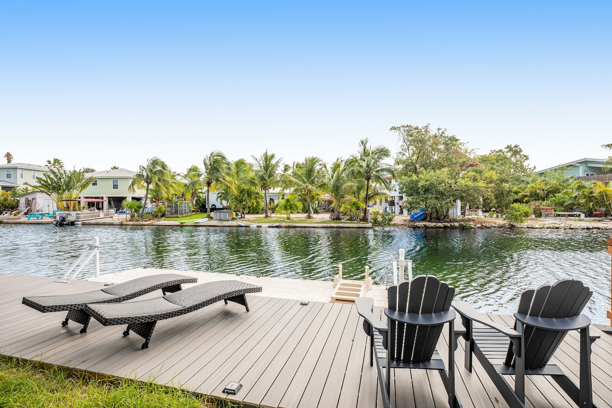 Waterfront Key West House w/Dock