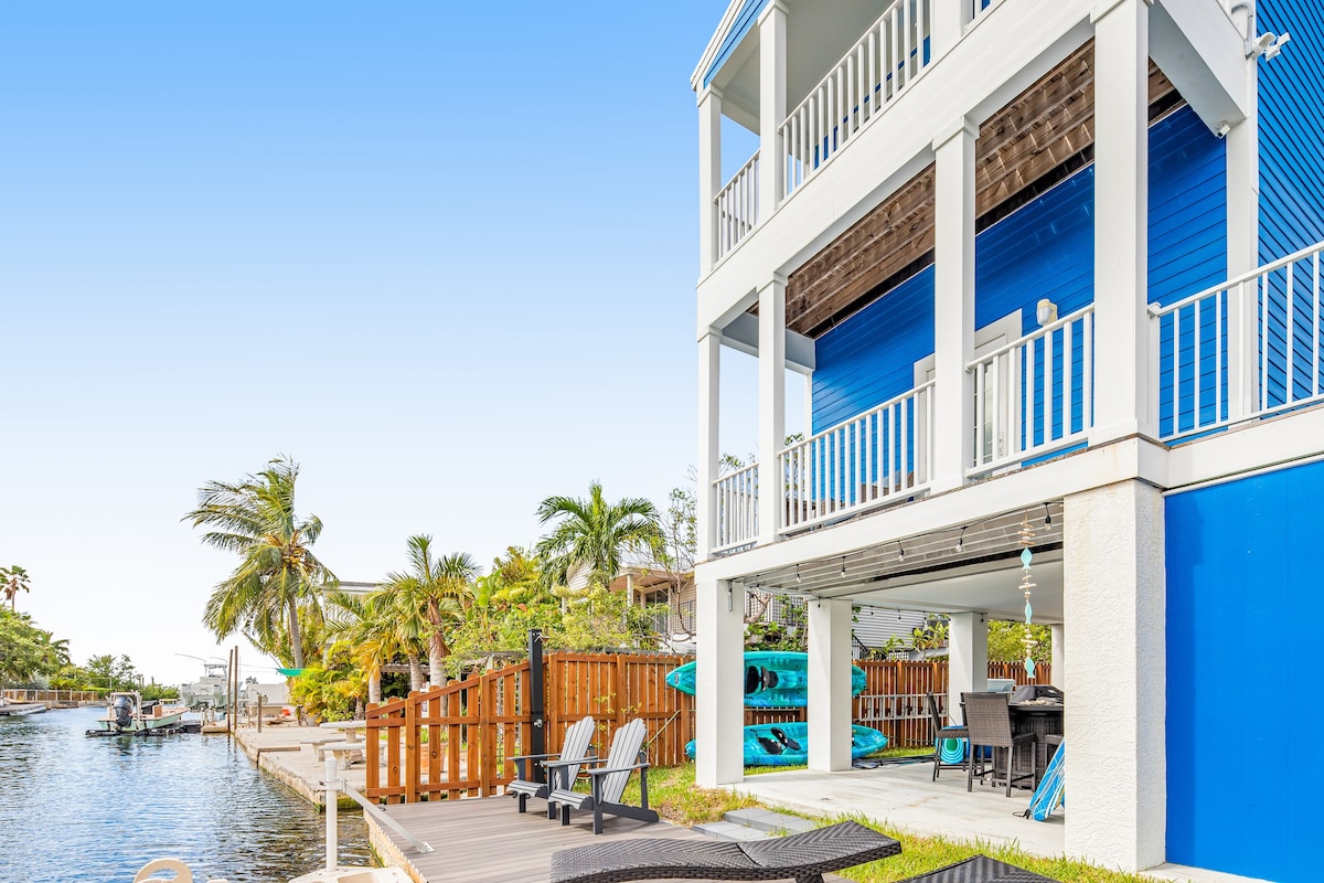 Waterfront Key West House w/Dock