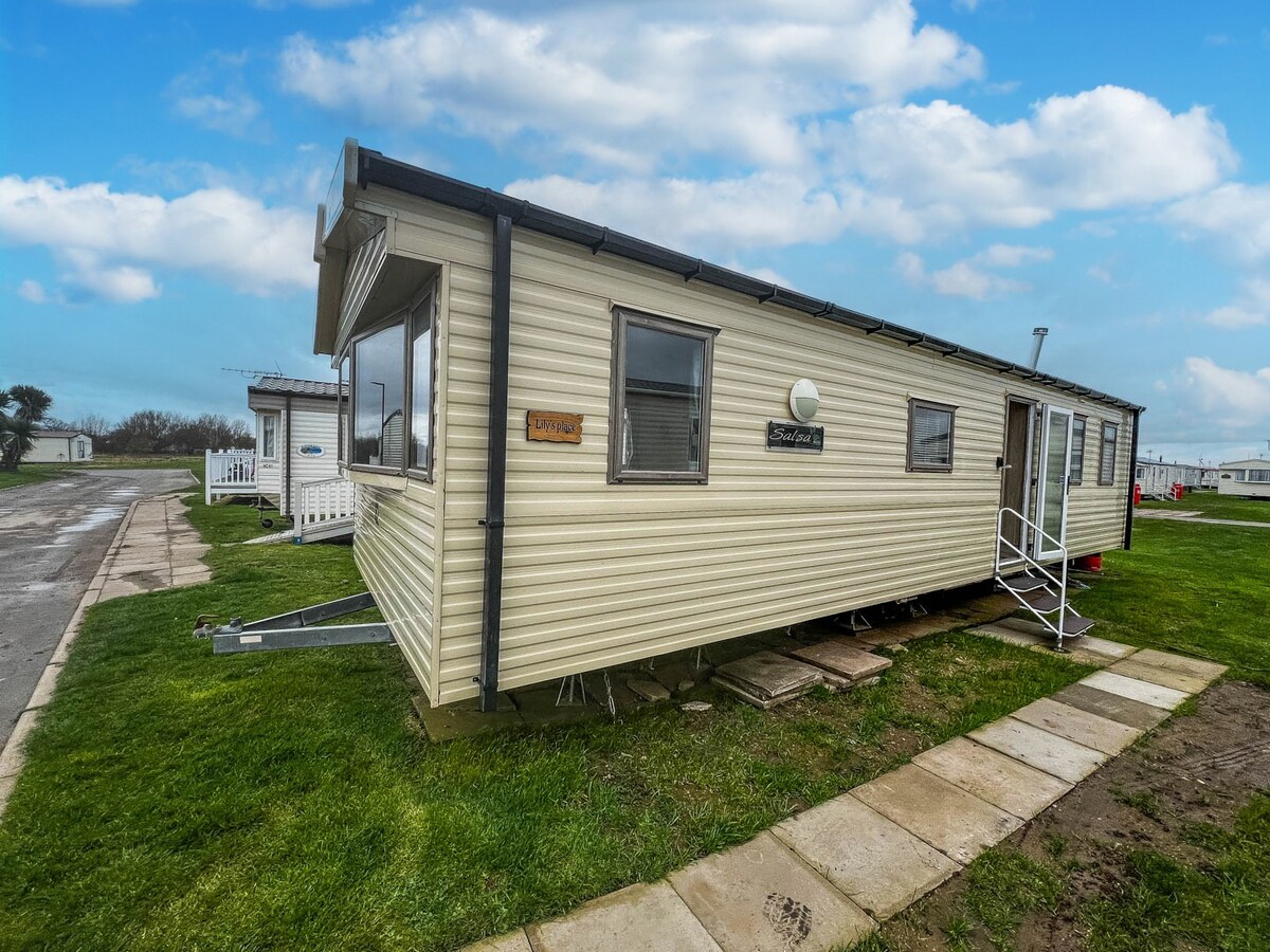 巴姆斯顿海滩（ Barmston Beach ）可爱的大篷车，编号62062HC